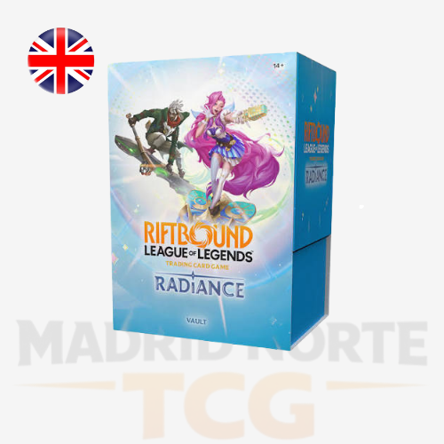 Riftbound Radiance Vault Bundle en inglés con 6 sobres y promos foil