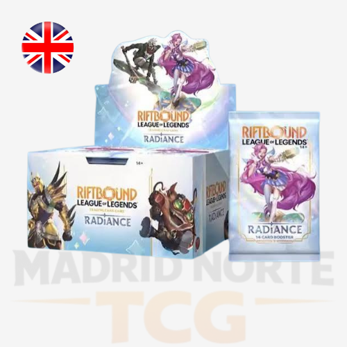 Riftbound Radiance Booster Box en inglés de 24 sobres