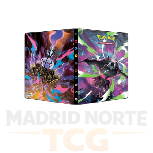 Archivador Pokémon Mega Evolution Pitch Black 9 bolsillos Ultra PRO