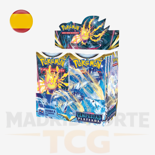 Booster Box Tempestad Plateada ES de Pokémon TCG con 36 sobres