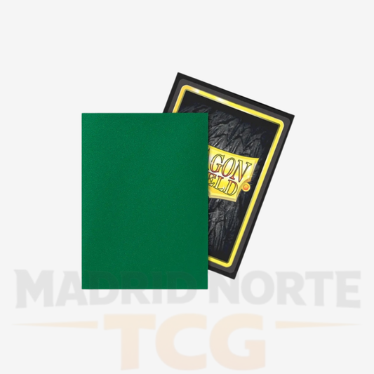 Standard Dual Matte Might Green Sleeves (100 sleeves) - Dragon Shield