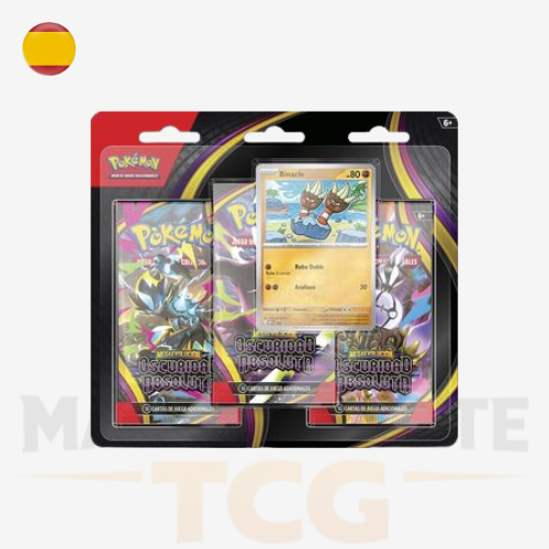 Pack 3 Blíster Oscuridad Absoluta en español de Pokémon TCG