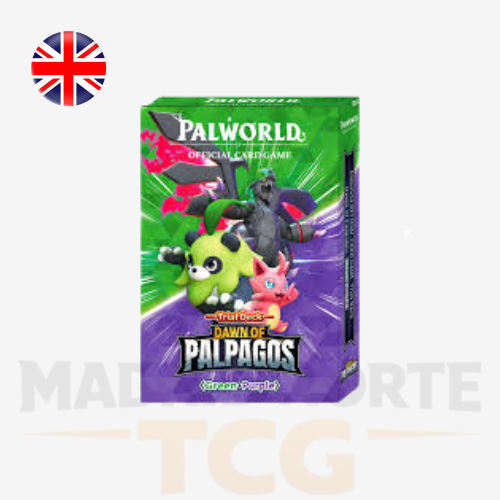 Palworld Official Card Game Trial Deck TD02 Dawn of Palpagos Green Purple English