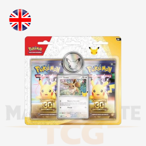 Pokémon TCG 30th Celebration 2-Pack Blister Eevee en inglés