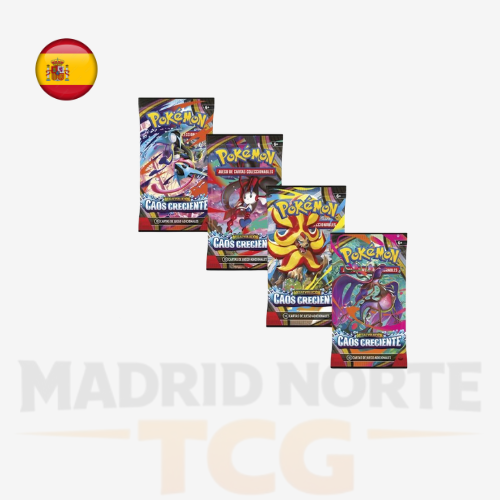 Pokémon TCG Booster Box Caos Creciente ES 36 sobres