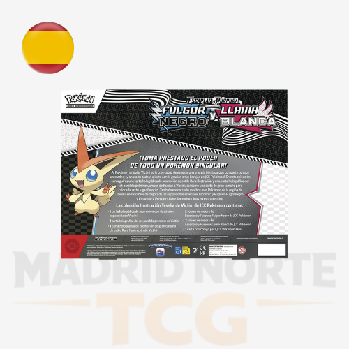 Cartas promocionales de Victini de la colección Fulgor Negro y Llama Blanca ES de Pokémon TCG