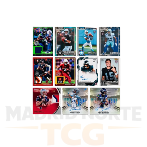 Topps NFL 2026 Flagship Football Mega Box oficial cromos