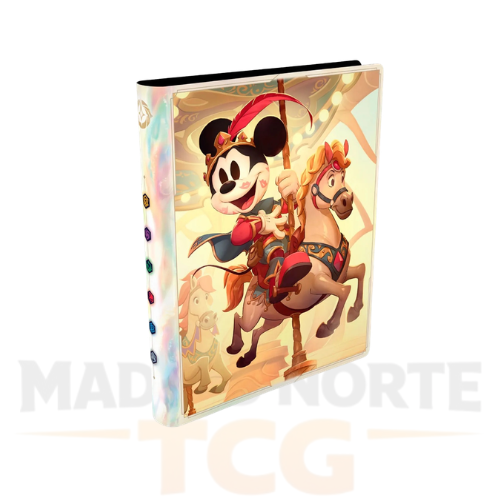 Álbum Portfolio 9 bolsillos Mickey Mouse y Minnie Mouse en Fabled de Disney Lorcana TCG