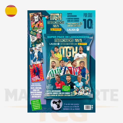 Megapack Megacracks 2026/27 Panini con archivador y 4 sobres