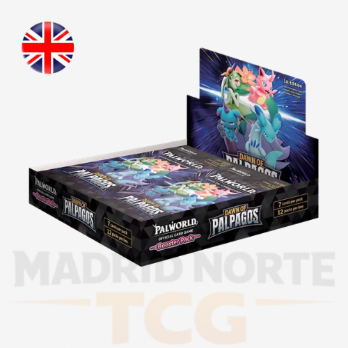 Booster Box Display Dawn Of Palpagos BP-01 en inglés de Palworld Trading Card Game