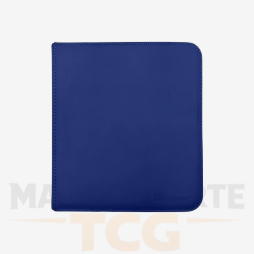 Carpeta Ultra PRO PRO-Binder Zippered Azul 12 bolsillos con capacidad para 480 cartas TCG
