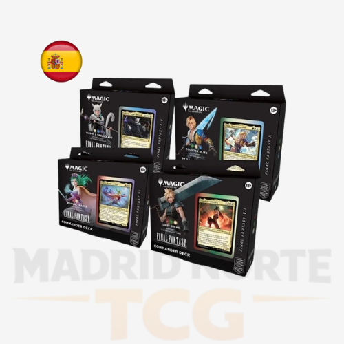 Commander Display (4 mazos) Final Fantasy Español – Magic: The Gathering
