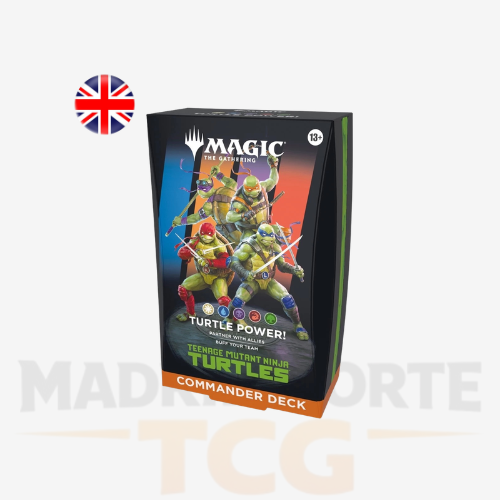 Commander Display mazo Teenage Mutant Ninja Turtles Inglés para Magic The Gathering
