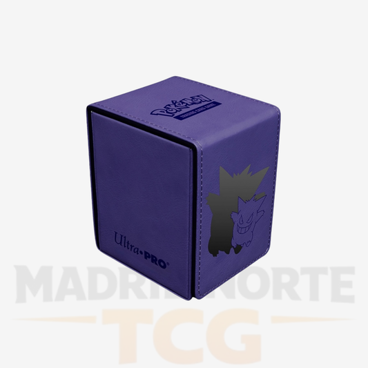 Elite Gengar Premium Alcove Flip - Deck Box - Purple
