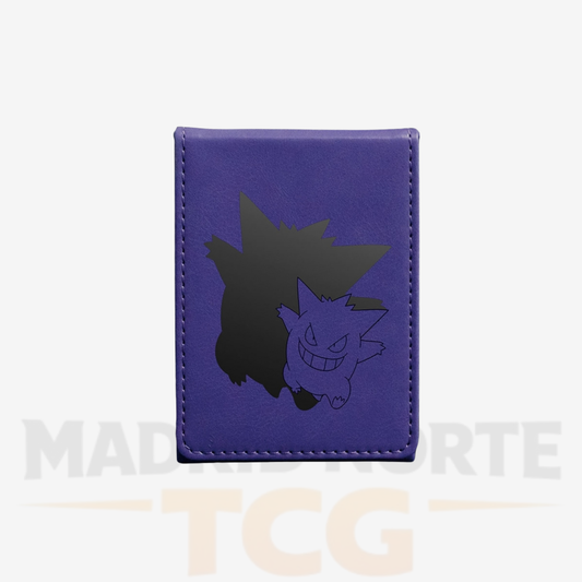 Elite Gengar Premium Alcove Flip - Deck Box - Purple
