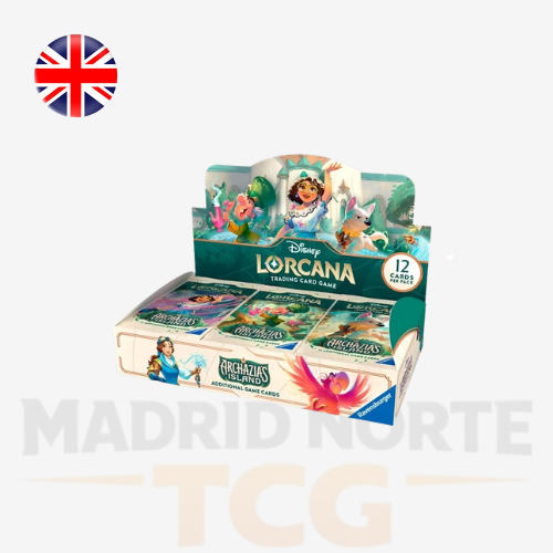 Disney Lorcana Archazia's Island Booster Display de 24 sobres en inglés