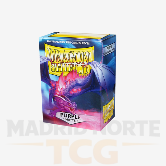 Standard Matte Purple Sleeves (100 sleeves) Dragon Shield.