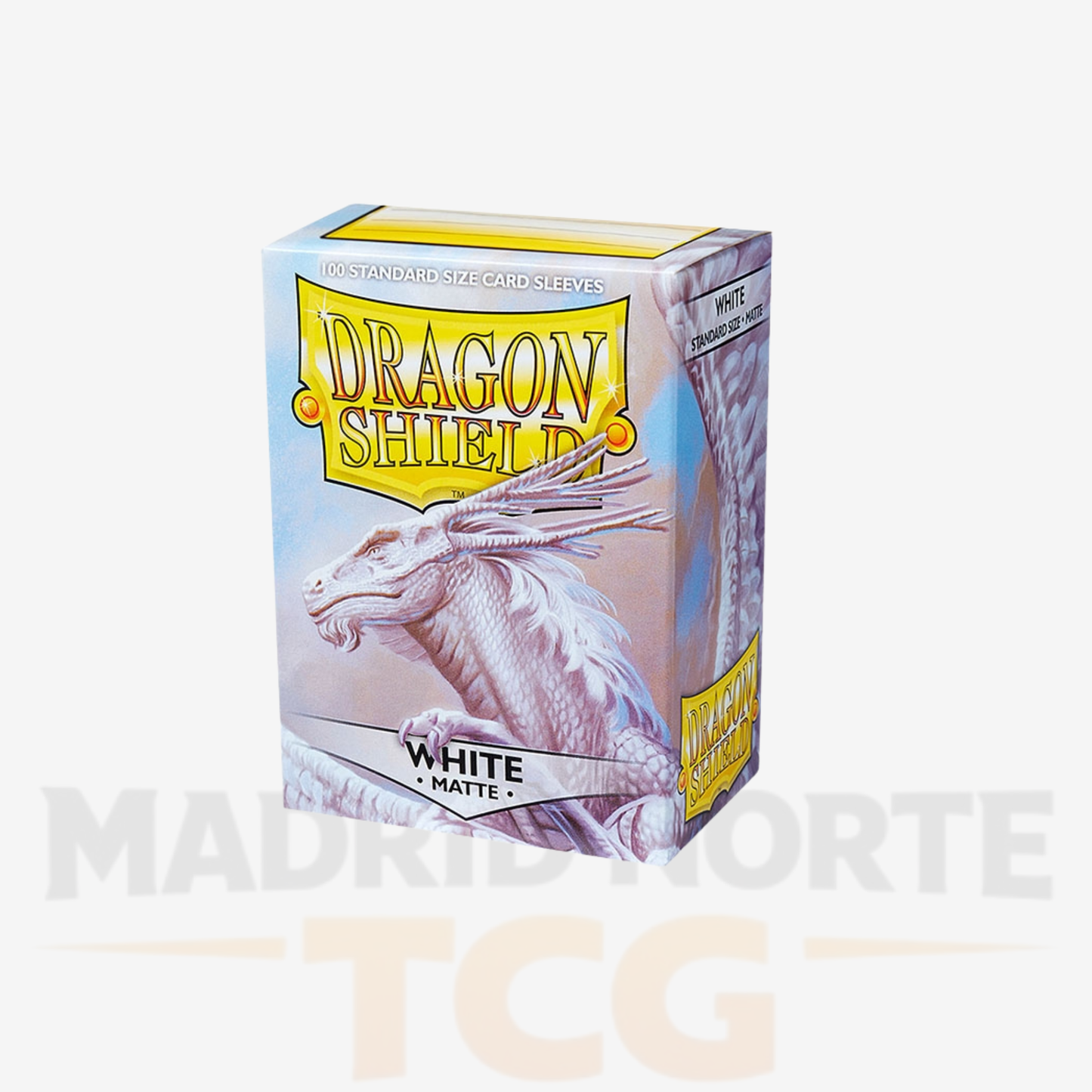 Standard Matte White Sleeves (100 sleeves) Dragon Shield.