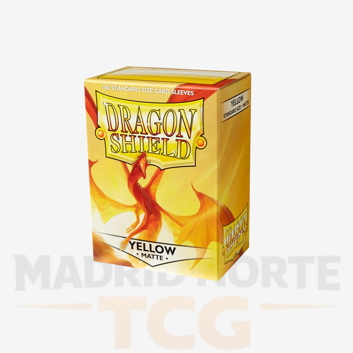 Standard Matte Yellow Sleeves (100 sleeves) Dragon Shield.