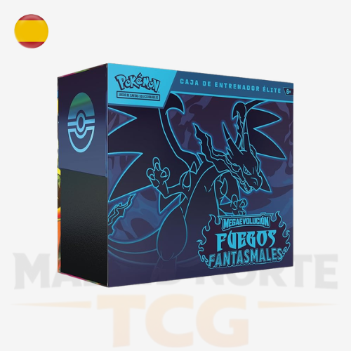 Elite Trainer Box Fuegos Fantasmales en español de Pokémon TCG
