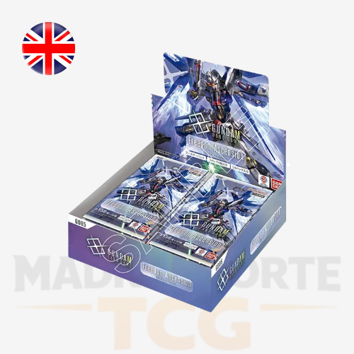 Gundam Card Game Freedom Ascension GD05 Booster Box oficial en inglés