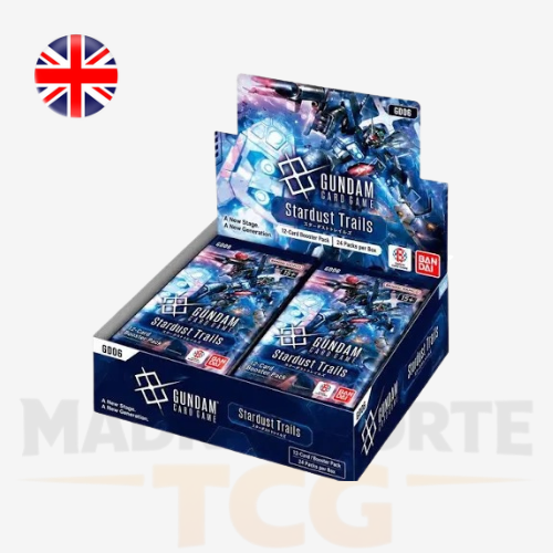 Gundam Card Game GD-06 Stardust Trails Booster Box en inglés con 24 sobres - Bandai