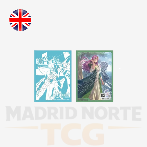Gundam Card Game 1st Anniversary Set PB-03 en inglés fundas