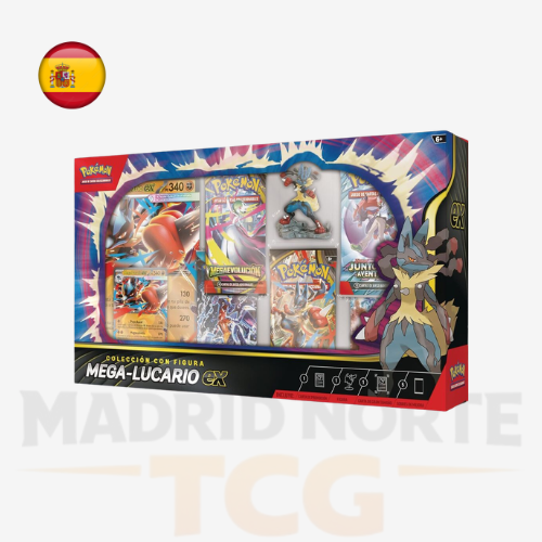 Mega Lucario ex Figure Collection ES de Pokémon TCG
