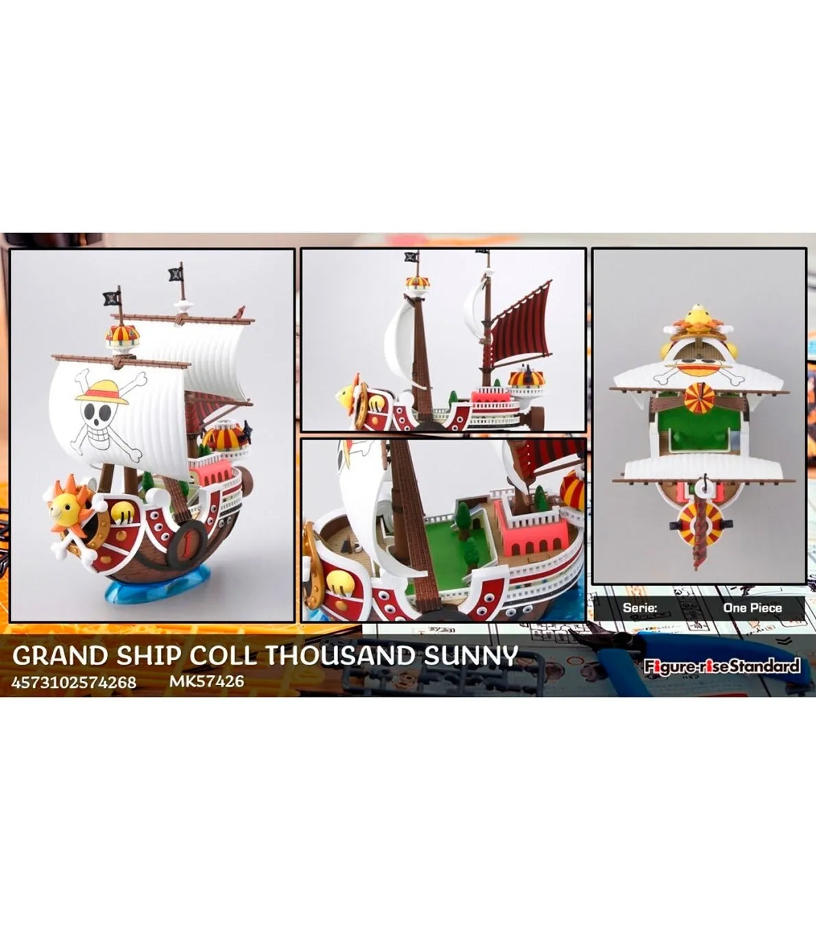 Model Kit Thousand Sunny Grand Ship Collection de One Piece Bandai Hobby