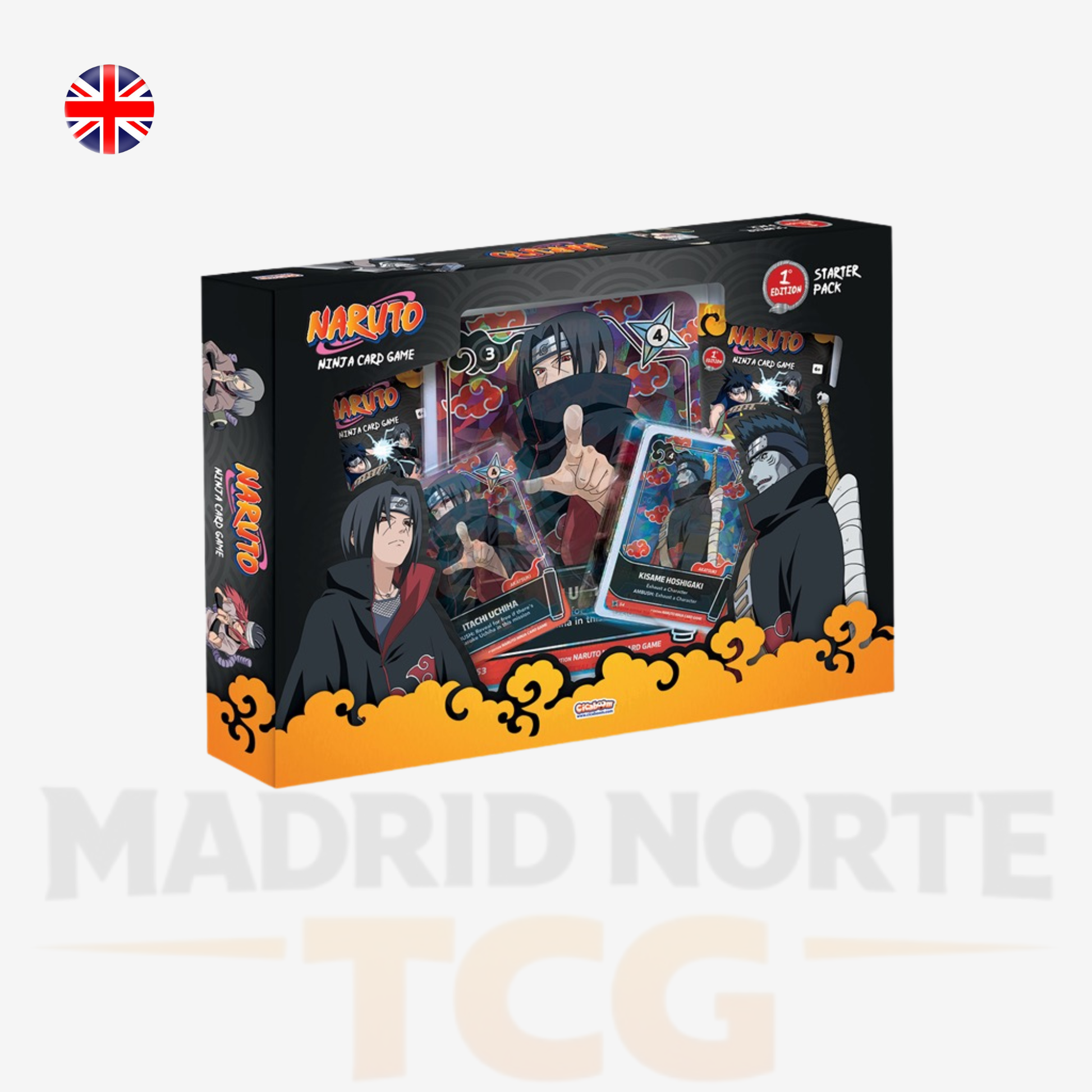 Itachi y Kisame Special Starter Pack en inglés Naruto TCG Konoha Shidō 1