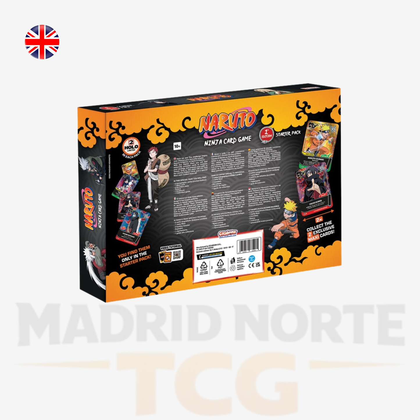 Itachi y Kisame Special Starter Pack en inglés Naruto TCG Konoha Shidō 2