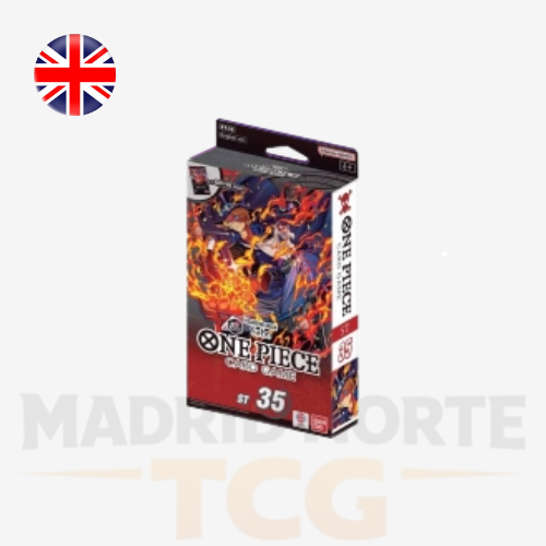 One Piece Card Game ST-35 Red Black Sabo Starter Deck oficial en inglés