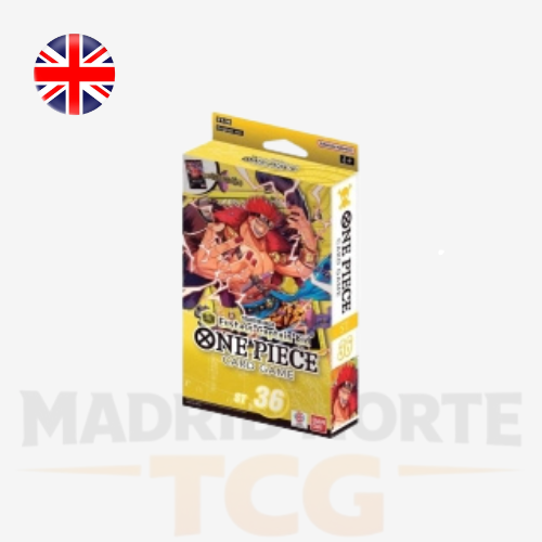 One Piece Card Game ST-36 Yellow Eustass Captain Kid Starter Deck en inglés