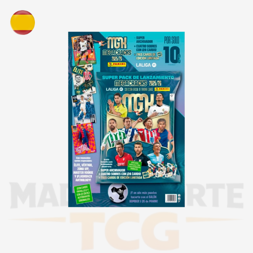 Archivador Panini Megacracks 2026/27 con 4 sobres de LALIGA