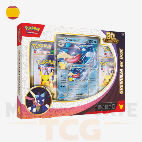 Pokémon TCG 30.º Aniversario Greninja ex Box oficial en español
