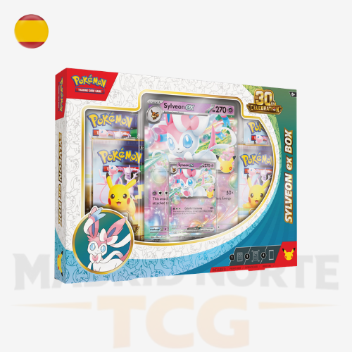 Pokémon TCG 30.º Aniversario Sylveon ex Box oficial en español