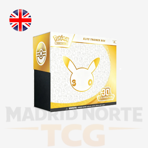 Pokémon TCG 30th Celebration Elite Trainer Box ETB en inglés