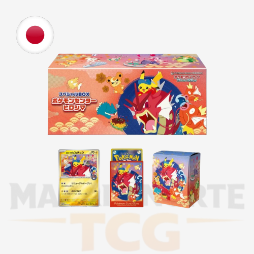 Pokémon Center Hiroshima Special Box japonesa con accesorios