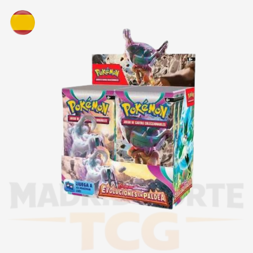 Booster Box Pokémon Evoluciones en Paldea de 36 sobres en español