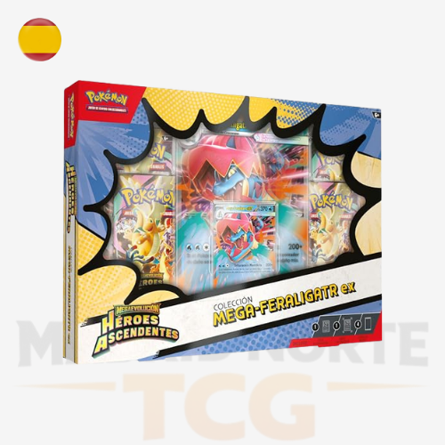 Pokémon Colección Mega-Feraligatr ex Héroes Ascendentes