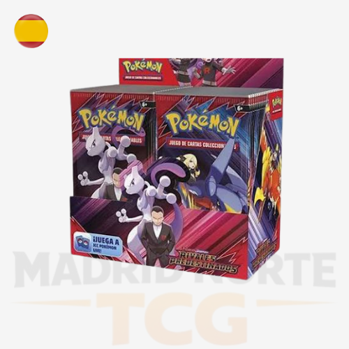 Booster Box Pokémon Rivales Predestinados de 36 sobres en español