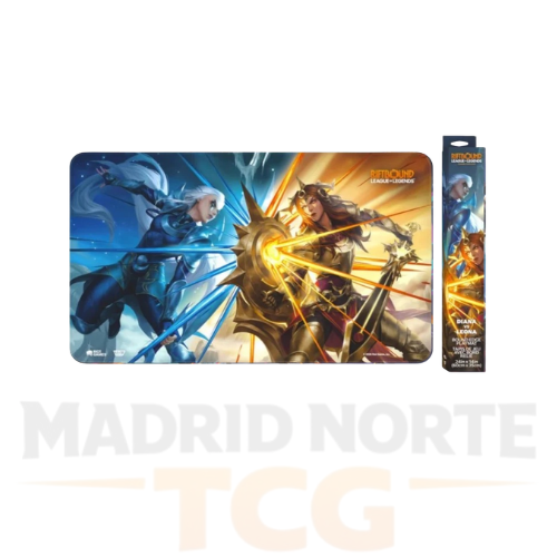 Riftbound Vendetta Playmat Diana vs Leona oficial League of Legends TCG