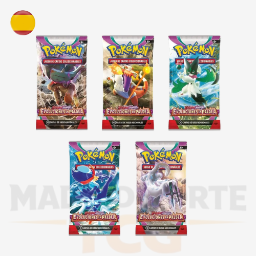 Sobre Evoluciones de Paldea en español de Pokémon TCG
