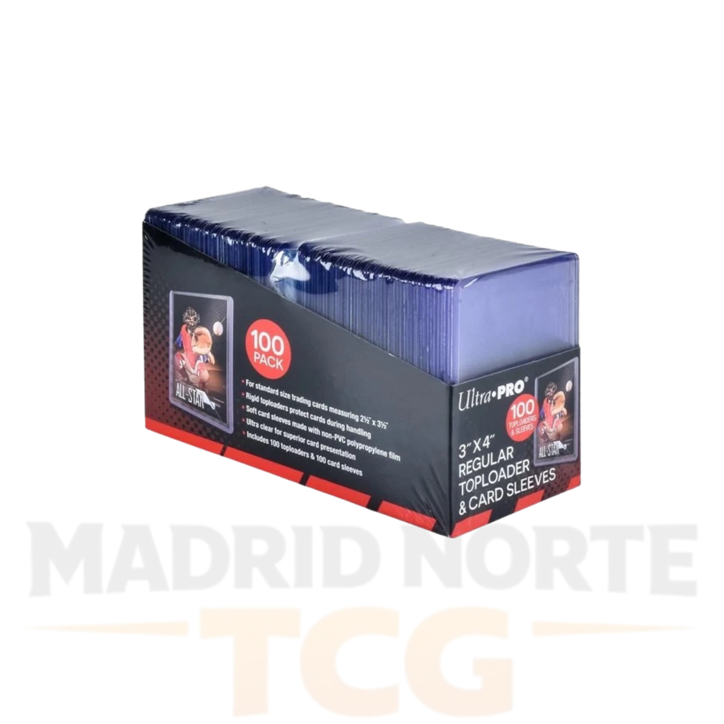 Regular Toploader (100 units+100 covers) – Ultra Pro